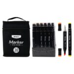 M&G Alcohol Marker Twin Tip in (30 | 40 | 60 | 80 Colors Sets) For Drawing And Blending Purposes