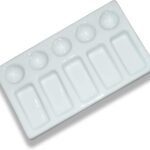 Rectangular Mixing Palette With 10 Wells