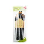 Corot 6pcs Mix Paint Brushes Set for Watercolor Acrylic Oil Gouache Painting
