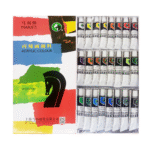 Marie's Acrylic Paint 24 Colors Tube Set 12ml Each