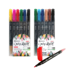 Mungyo Twin Tip 6 Color Calligraphy Marker Set