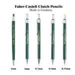 Faber-Castell Mechanical / Clutch Pencil – 2mm | 1mm | 0.7mm | 0.5mm | 0.35mm (Made in Germany)