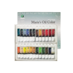 Marie's Oil Color Set – Pack of 24 Tubes (12ml Each) | Artist Oil Paint Colors