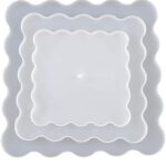 3-Tier Square Cake Stand – Silicone Resin Tray Molds | Epoxy Casting Mold Set