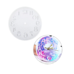 4 Inch Silicone Clock Mould – Round Resin Clock Casting Mold | DIY Wall Clock Making