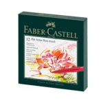 Faber-Castell Pitt Artist Pens Brush - Set of 12