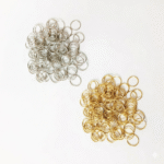 8mm Golden and Silver Jump Rings for Jewelry Making – 10g Pack