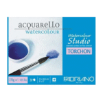 Fabriano Aquarello Watercolor Studio Torchon Block – 270gsm, 20 Sheets