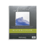 Fabriano Artistico Watercolor Pad – 100% Cotton, Cold Press, 300gsm (11x14 inches)